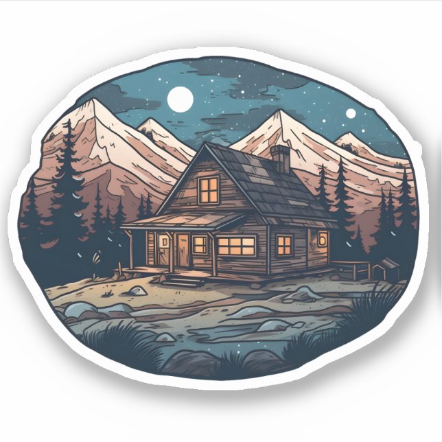 Sticker Apportez un petit morceau des grands espaces extér (Devant)