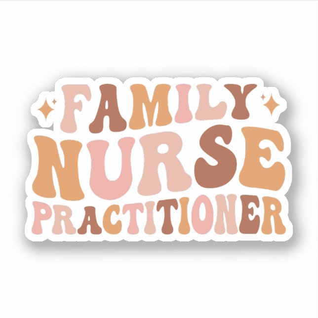 Sticker Appréciation du praticien en soins infirmiers de f (Devant)