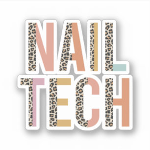 Sticker Appréciation du technicien en ongle, manicuriste