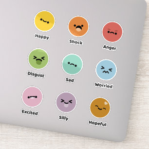 Sticker Apprendre les émotions