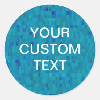 Sticker aqua tiles modern pattern