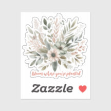 Aquarelle botanique personnalisée Design floral