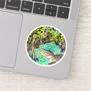 Sticker Aquarelle de la Floride de parc national de marais