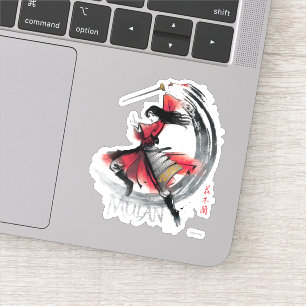 Sticker Aquarelle de Mulan Sword Art