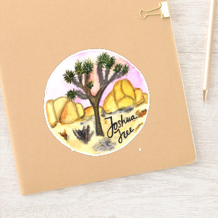 Sticker Aquarelle du parc national Joshua Tree