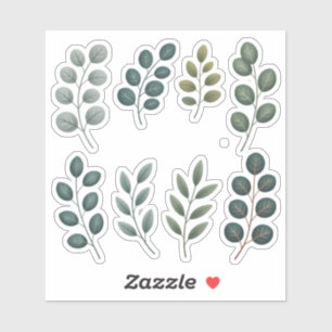 Sticker Aquarelle Rêves d'Eucalyptus