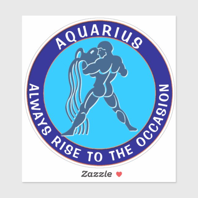 STICKER AQUARIUS (Feuille)