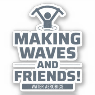 Sticker Aquatique Aérobic Exercice aquatique Fitness