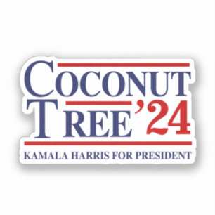 Sticker Arbre de noix de coco 2024