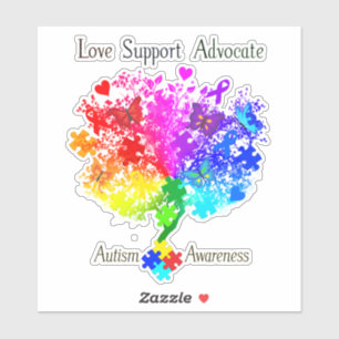 Sticker Arbre de spectre autistique