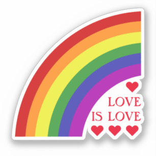 Sticker Arc en arc-en-ciel