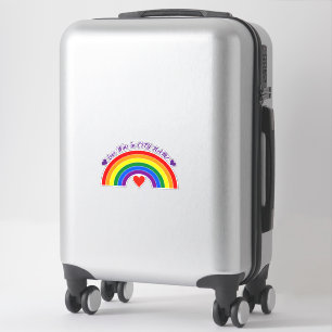 Sticker Arc en arc-en-ciel