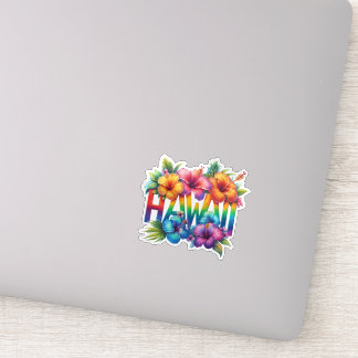 Sticker Arc-en-ciel Hawaï