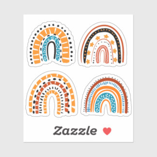 Sticker arc-en-ciel mignon
