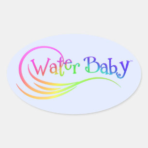 Sticker Arc-en-ciel pour bébé d'eau