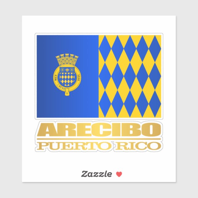 Sticker Arecibo (Feuille)