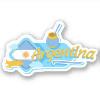 Sticker argentine Vinyl Travel