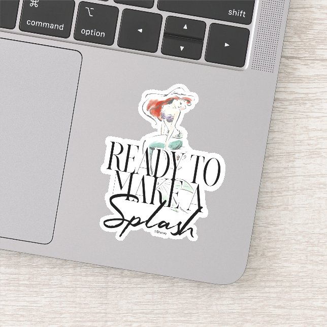 Sticker Ariel | Prêt À Faire Un Splash (Détail)