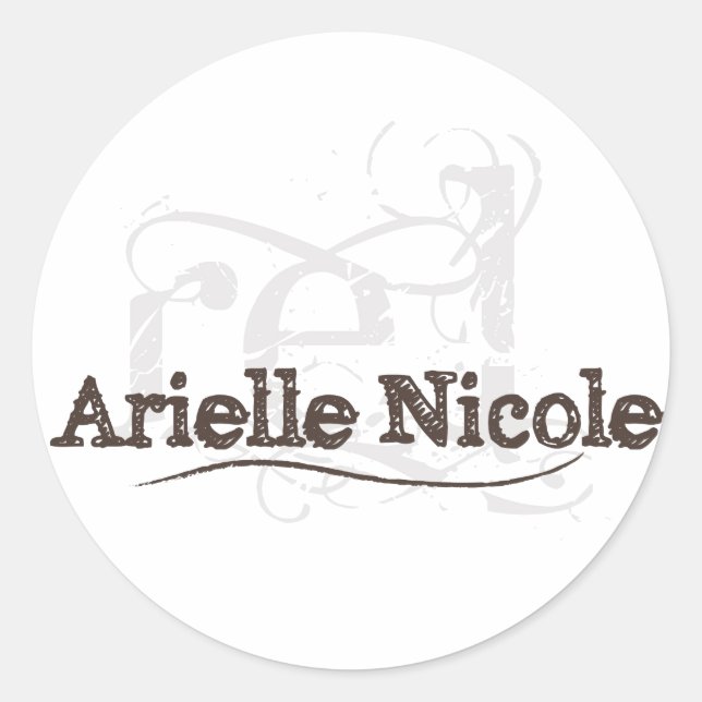Sticker Arielle Nicole (Devant)