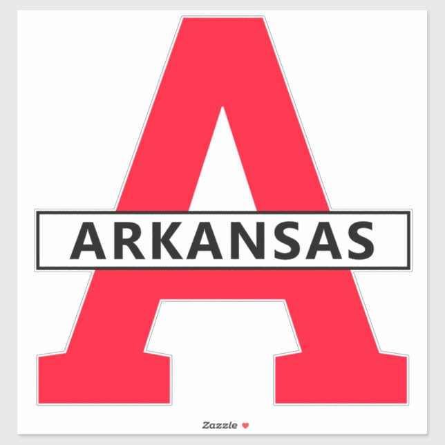 Sticker Arkansas (Feuille)