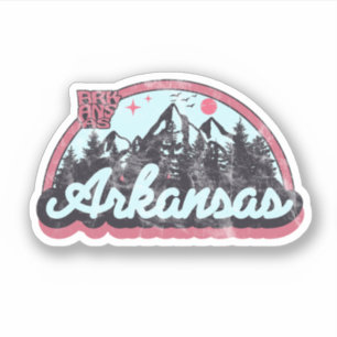 Sticker Arkansas Etat Vintage