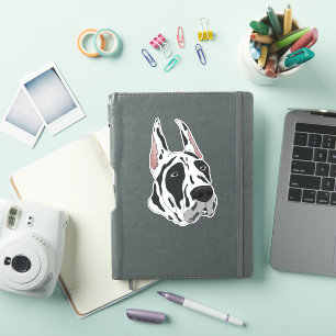 Sticker Arlequin Great Dane