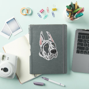 Sticker Arlequin Great Dane