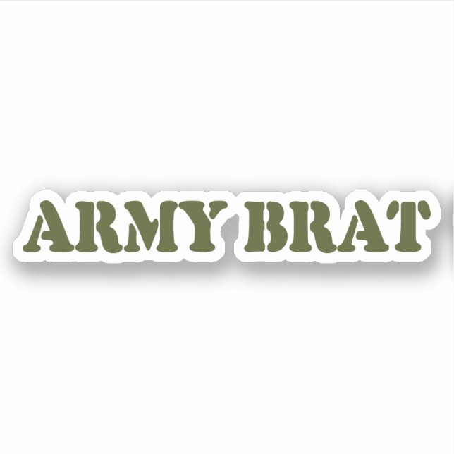 STICKER ARMÉE BRAT (Devant)