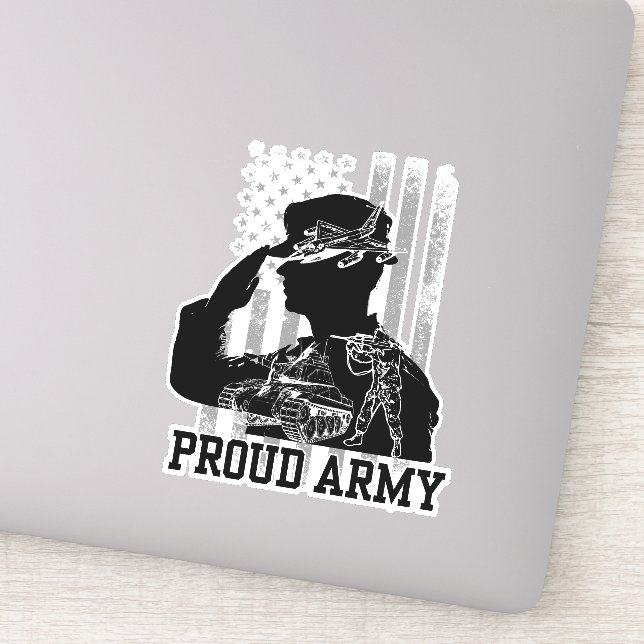 Sticker Armée Fière (Détail)