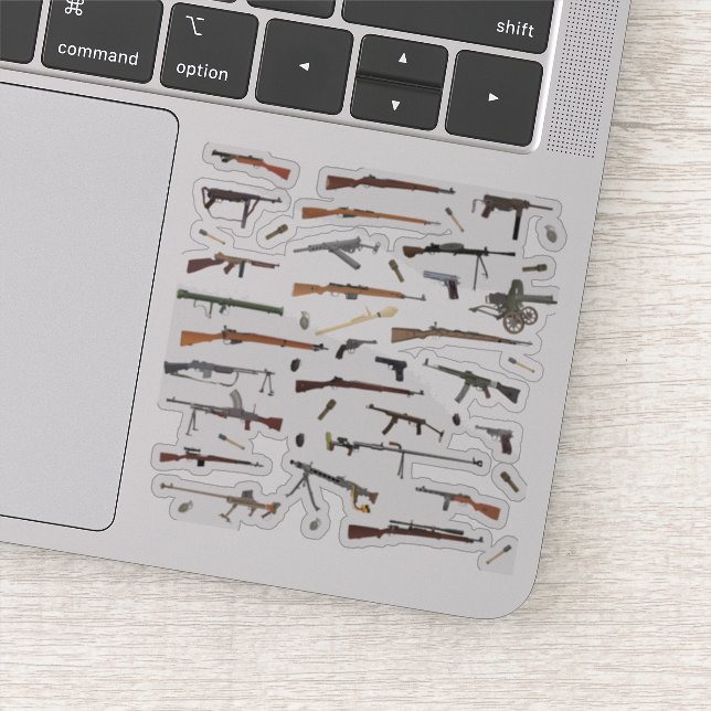 Sticker Armes 2ème guerre mondiale (Détail)