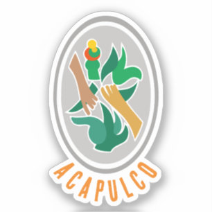 Sticker Armoiries d'Acapulco, Mexique