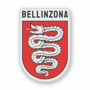 Sticker Armoiries de Bellinzona, Suisse