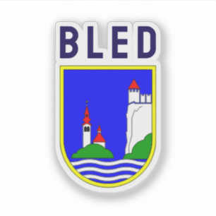 Sticker Armoiries de Bled, Slovénie