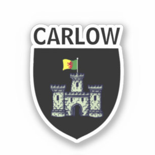 Sticker Armoiries de Carlow (ville), République d'Irlande