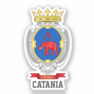 Sticker Armoiries de Catane, Sicile