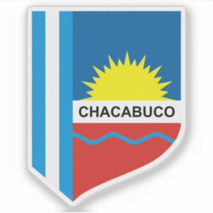 Sticker Armoiries de Chacabuco partido, Argentine