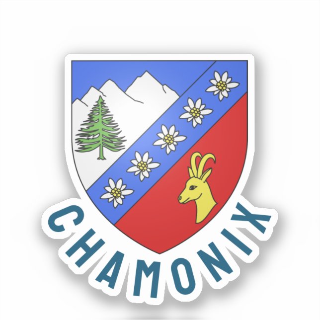 Sticker Armoiries de Chamonix (Recto)
