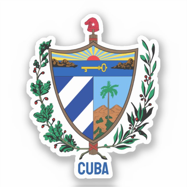 Sticker Armoiries de Cuba (Recto)