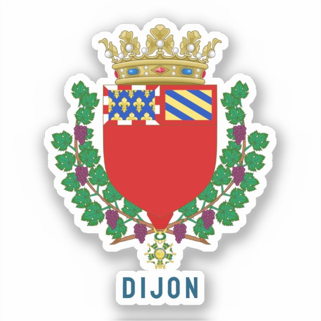 Sticker Armoiries de Dijon, France (Recto)