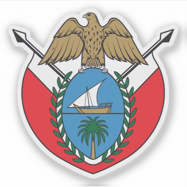 Sticker Armoiries de Dubaï (Devant)