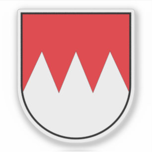 Sticker Armoiries de Franconie, Allemagne