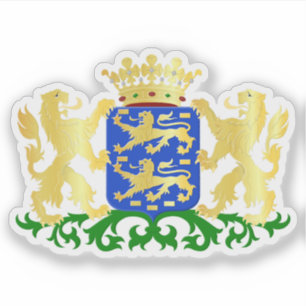 Sticker Armoiries de Friesland, la Pays-Bas