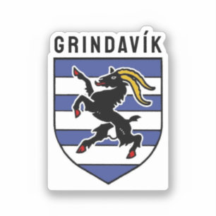 Sticker Armoiries de Grindavík - Islande
