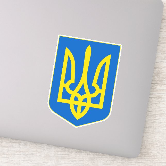 Sticker Armoiries de l'Ukraine (Détail)