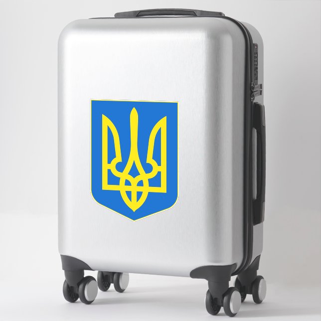 Sticker Armoiries de l'Ukraine (Sur valise)