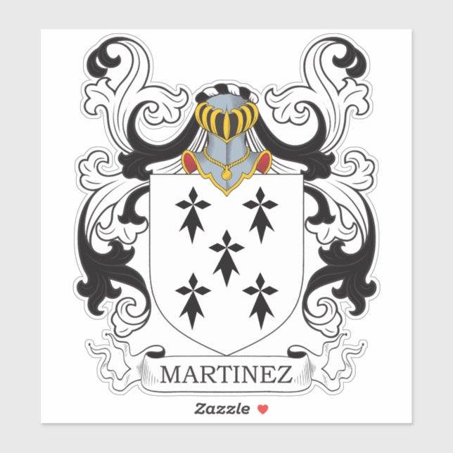 Sticker Armoiries de Martinez (Feuille)