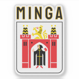 Sticker Armoiries de Minga, Bavière