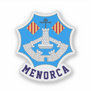 Sticker Armoiries de Minorque, Espagne