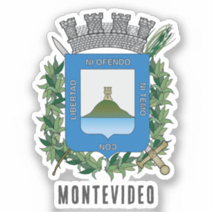 Sticker Armoiries de Montevideo, Uruguay