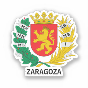 Sticker Armoiries de Saragosse, ESPAGNE